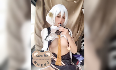 兩位高顏值COS女神『木之本瀾+桃谷若姬子』最新大尺私拍 各式動漫女神 美乳粉穴 高清 (6)