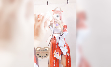 兩位高顏值COS女神『木之本瀾+桃谷若姬子』最新大尺私拍 各式動漫女神 美乳粉穴 高清 (16)